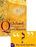 Oxford dictionary of quotations