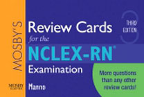 Mosby's review cards for the NCLEX-RN examination