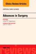 Advances in Surgery, An Issue of Critical Care Clinics