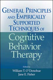 General principles and empirically supported techniques of cognitive behavior therapy