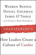 Transparency: how leaders create a culture of candor