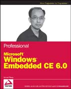 Professional Microsoft Windows embedded CE 6.0