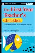 The first-year teacher's checklist: a quick reference for classroom success