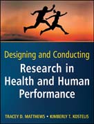 Designing and conducting research in health and human performance