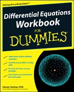 Differential equations workbook for dummies