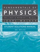 Student solutions manual for fundamentals of physics