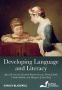 Developing language and literacy: effective intervention in the early years