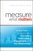 Measure what matters: online tools for understanding customers, social media, engagement, and key relationships