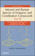 Infrared and raman spectra of inorganic and coordination compounds pt. B Applications in coordination, organometallic, and bioinorganic chemistry