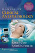 Manual of clinical anesthesiology