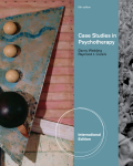 Case studies in psychotherapy