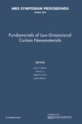 Fundamentals of Low-Dimensional Carbon Nanomaterials: Volume 1284