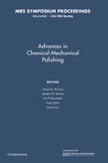 Advances in Chemical-Mechanical Polishing: Volume 816