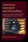 American Literature and Immediacy: Literary Innovation and the Emergence of Photography, Film, and Television