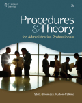 Procedures & theory for administrative professionals