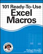 101 ready-to-use Excel macros