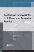 Context: a framework for its influence on evaluation practice