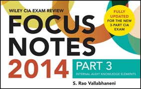 Wiley CIA Exam Review 2014 Focus Notes