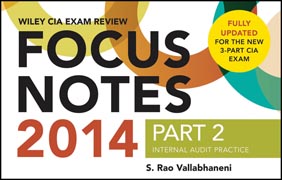 Wiley CIA Exam Review 2014 Focus Notes