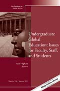 Undergraduate Global Education: New Directions for Student Services, Number 146