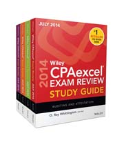 Wiley CPAexcel Exam Review 2014 Study Guide July Set