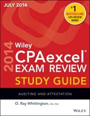 Wiley CPAexcel Exam Review 2014 Study Guide: Auditing and Attestation