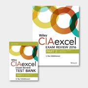 Wiley CIAexcel Exam Review  + Test Bank 2016: Part 2, Internal Audit Practice Set