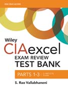 Wiley CIAexcel Exam Review 2016 Test Bank: Complete Set