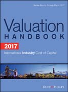 2017 Valuation Handbook - International Industry Cost of Capital