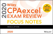 Wiley CPAexcel Exam Review 2020 Focus Notes: Regulation