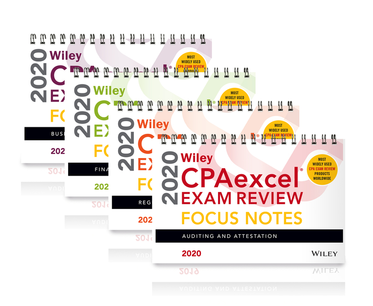 Wiley CPAexcel Exam Review 2020 Focus Notes: Complete Set