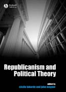 Republicanism and political theory