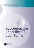 Subcontracting under the JCT 2005 forms