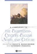 A companion to the eighteenth-century english novel and culture