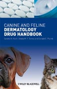 Canine and feline dermatology drug handbook