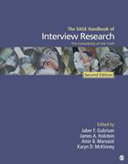 The Sage handbook of interview research: the complexity of the craft