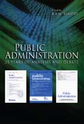 Public administration: 25 years of analysis and debate