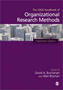 The Sage handbook of organizational research methods