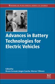 Advances in Battery Technologies for Electric Vehicles