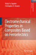 Electromechanical properties in composites based on ferroelectrics