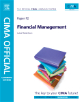 CIMA official learning system financial management