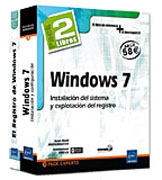 Windows 7: Pack de 2 libros: Instalación del sistema y explotación del registro