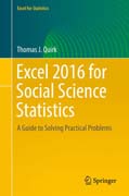 Excel 2016 for Social Science Statistics