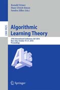 Algorithmic Learning Theory