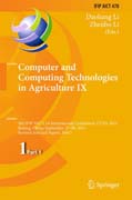 Computer and Computing Technologies in Agriculture IX