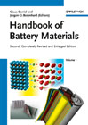 Handbook of battery materials