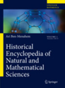 Historical encyclopedia of natural and mathematical sciences