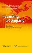 Founding a company: handbook of legal forms in Europe