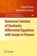 Numerical solution of stochastic differential equations with jumps in finance