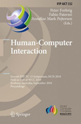 Human-computer interaction: Second IFIP TC 13 Symposium, HCIS 2010, Held as Part of WCC 2010, Brisbane, Australia, September 20-23, 2010, Proceedings